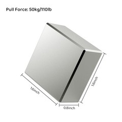 40x40x20mm Super Strong Neodymium Block Magnet, Powerful N52 Magnet The World…