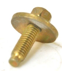 (10) M6 -1.0 x 20 mm Flange Head Hex Bolt W/ Washer Class 9.8 Steel–7987