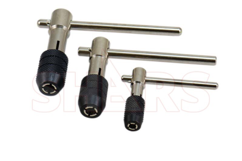 SHARS 3 PCS T-Handle Tap Wrench Set 2″, 2-1/2″, 3-1/2″ NEW !}