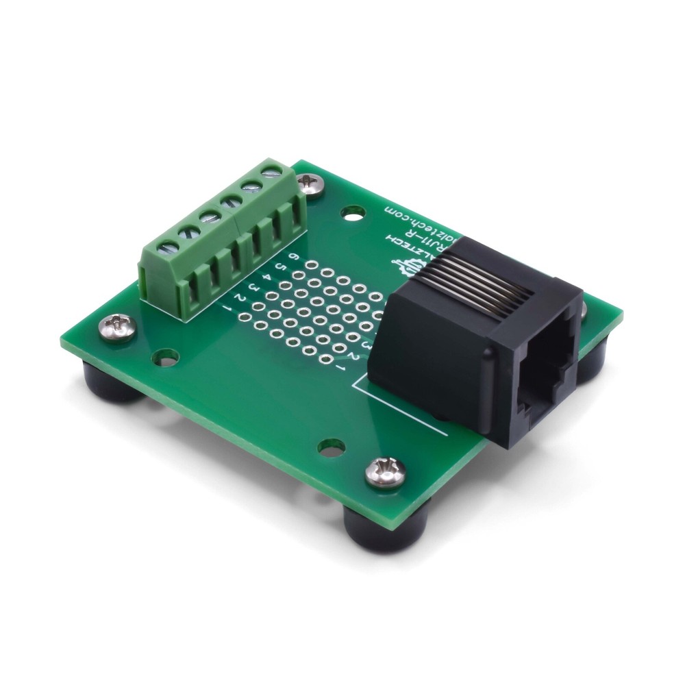 RJ11 6P6C Screw Terminal Breakout Board / Interface Module ST-RJ11-R-FT