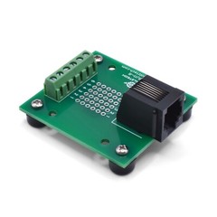 RJ11 6P6C Screw Terminal Breakout Board / Interface Module ST-RJ11-R-FT