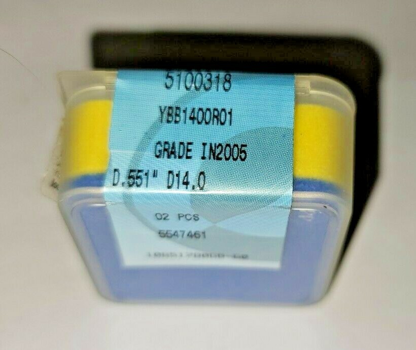 YBB1400R01 IN2005 .551″ 14.0MM INGERSOLL *** 2 INSERTS *** FACTORY PACK **