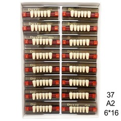Dental Acrylic Denture Resin Teeth Upper Lower Full Set Shade A1/A2/A3 3/8/16 SM