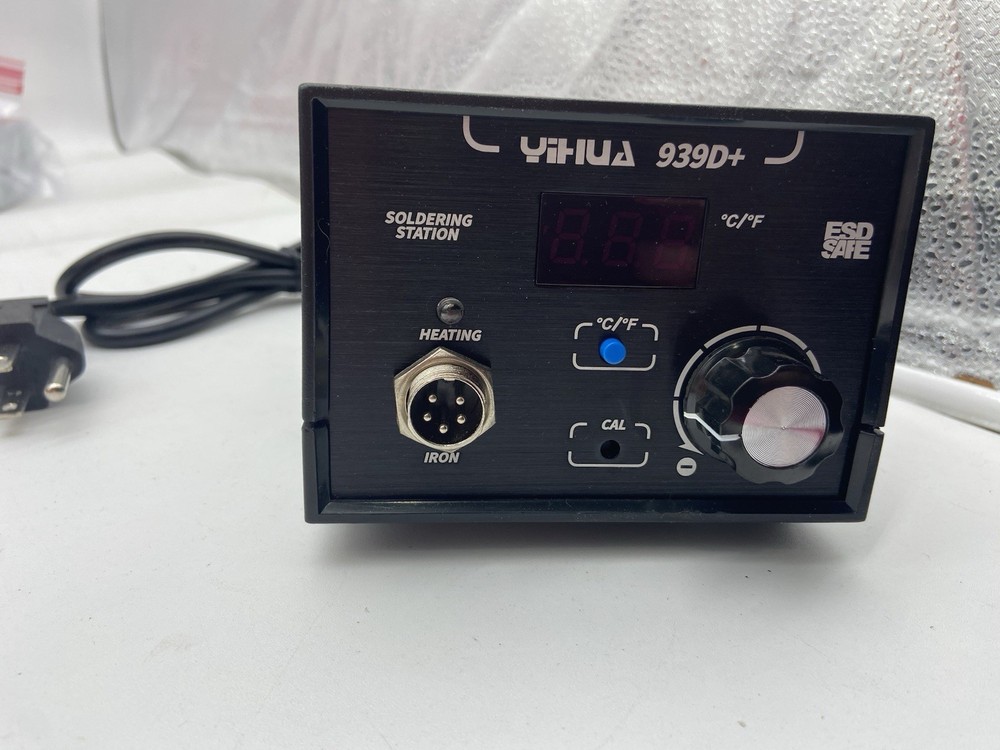 YIHUA 939D+ digital soldering station incomplete