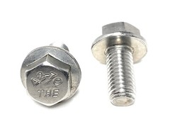 (10) M10 x 1.50 x 20 Stainless Steel DIN6921 A2 Hex Flange Bolts M10x20mm Flange