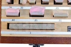 SHARS RECTANGULAR GAGE BLOCK SET 81 PC .05-4″ AS-0 GRADE W/ NIST CERTIFICATE L}