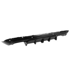 Rear Bumper Diffuser for 2015-2023 Dodge Challenger Fin Splitter LED Gloss Black