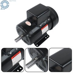 TEFC 5HP Single Phase Motor 1800 RPM 184T Farm Duty 208/230V 4-Pole 60Hz