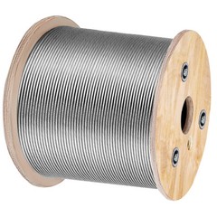 VEVOR 304 Stainless Steel Wire Rope Cable, 3/16, 7×19, 500 ft Reel
