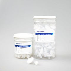 PES Syringe Filter 25mm 0.22um / 0.45um 100 Pcs Lab Aqueous Buffer Media