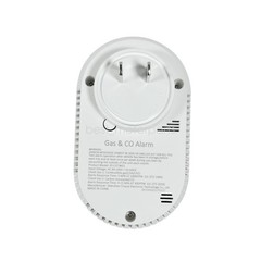 Portable 4-in-1 CO Detector with Smoke & Natural Gas, Plug-in Safety Alarm