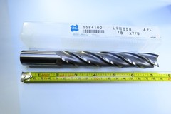 LOT ( 7 PCS ) NEW MISC HANITA YG OSG HTC INTERSTATE LARGE MACHINIST HSS ENDMILLS