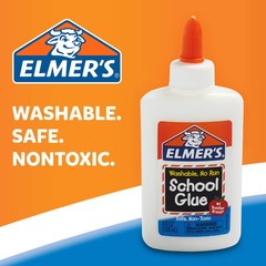 Elmer’S Elmers Liquid School Glue Safe And Non-Toxic Washable White 4 Ounces