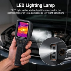 Teslong 256 x 192 IR Resolution Thermal Camera, Super Resolution 512 x 384, 3.2″