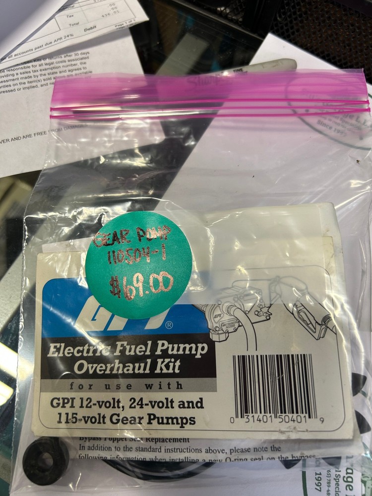 ELECTRIC GEAR PUMP 110504-1