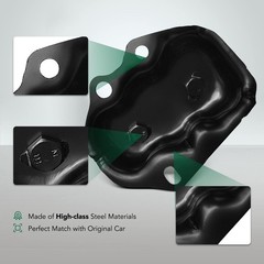 Rear Bumper Mounting Bracket Steel Compatible Corolla 2014-2019 Passenger Side