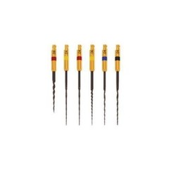 Coltene Whaledent H8250625 Hyflex CM NiTi Rotary Files .06 Taper 25mm #25 6/pk