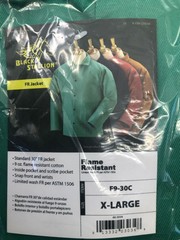 Revco Black Stallion TruGuard 200 FR Cotton Welding Jacket Green Choose Size