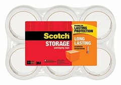 New Scotch 3M Storage Packing Tape 6 Rolls Heavy Duty Shipping Packaging Moving