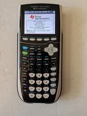 Texas Instruments TI-84 Plus C Silver Edition Graphing Calculator Black Working