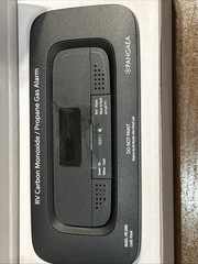 Pangaea Digital RV Carbon Monoxide/Propane Detector Hardwired DC 12V, Large LCD