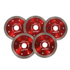 5Pcs 4″ Dry Wet Diamond Porcelain Saw Blades Ceramic Cutting Disc Wheels Thin