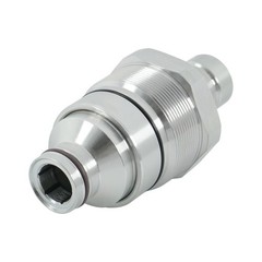 373-6967 Male Flat Face Coupler Compatible For Caterpillar 226D 262D 279D 299D