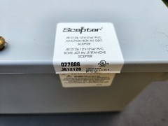 IPEX Scepter PVC Junction Box With Gasket Scepter 12″ x 12″ x 6″ 077666