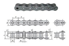 #120 Roller Chain 10 Feet with 1 Connecting Link
