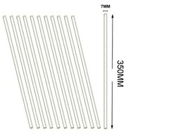 12 Pack Glass Stirring Rods 13.8″(350MM) For Science Education,Lab & Kitchen Use