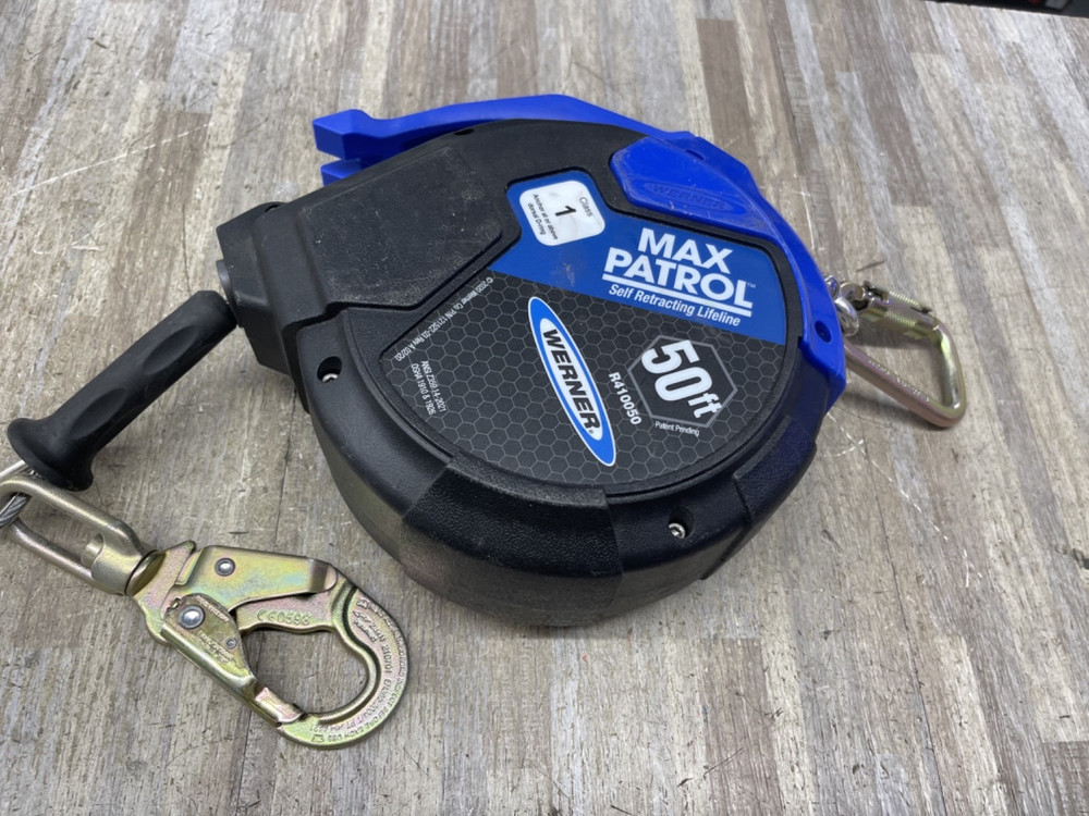 Werner R410050 50′ Max Patrol Self-Retracting Lifeline Galvanized Cable