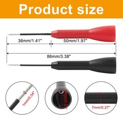6 Pieces 2mm Needle Test Probes 600v/10a Nondestructive Multimeter Test For Fluk