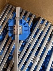 (QTY 50) Carlon 1-Gang 4 in PVC New Work Electrical Ceiling Box & Hanger Bar