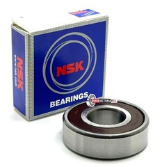 NSK 6203 DDU DEEP GROOVE BALL BEARING, RUBBER SEALED 17x40x12 mm 6203 2RS