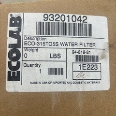 ECOLAB 9320-1042 FRESH20 MODULAR WATER FILTER CARTRIDGE ICE