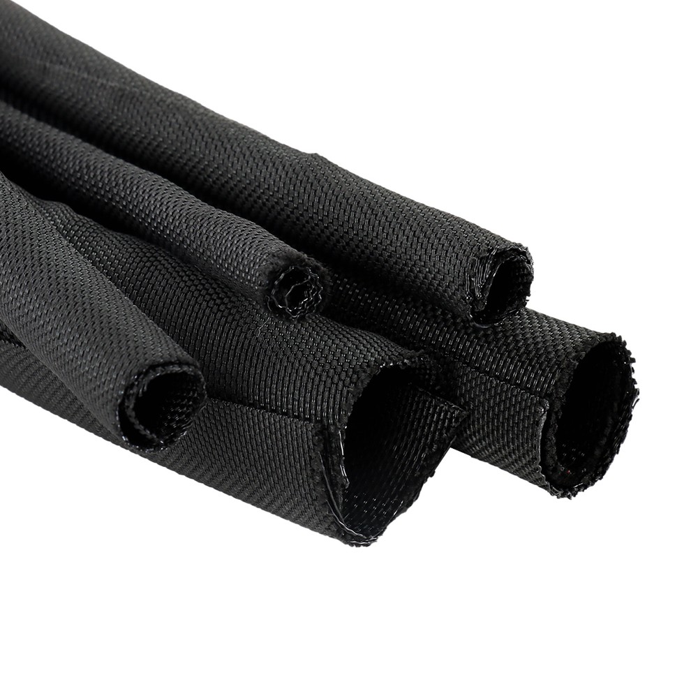 Self-wrap Around Cable Wrap Split Braided Cable Sleeving Auto Harness Protector