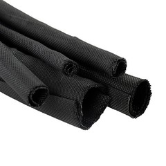 Self-wrap Around Cable Wrap Split Braided Cable Sleeving Auto Harness Protector