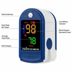 Finger Tip Pulse Oximeter Meter SpO2 Oxygen Saturation rate Heart Blood Monitor