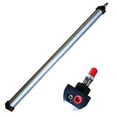 Double Act Pneumatic Air Cylinder SC40X1000 Bore 1.5” Stroke 1000mm Single Rod