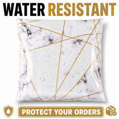 10×13 Marble Designer Poly Mailers Boutique Shipping Bags Cute