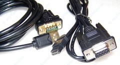 1x Bundle FTDI USB & HP48 Serial DB9 Cable for HP 48GX 48G+ 48G 48SX 48S + CD