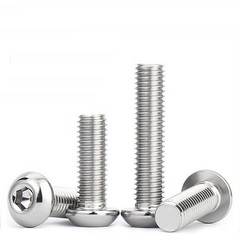 M2 M2.5 M3 M4 Hex Button Head Screws A2 Stainless Steel Allen Key Socket Bolts