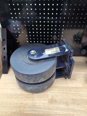 RWM Casters 2-95 Series Plate Caster, Rigid, Dual Wheel, Kingpinless 20000 lbs