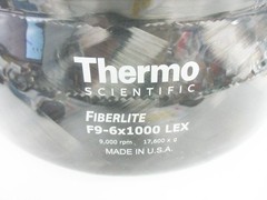 THERMO SCIENTIFIC F9-6×1000 LEX FIXED ANGLE ROTOR FOR LYNX 6000 CENTRIFUGE V