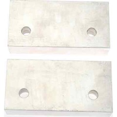 Gibraltar 6″ Wide x 3″ High x 1-1/2″ Thick, Flat/No Step Vise Jaw Soft, Alumi…