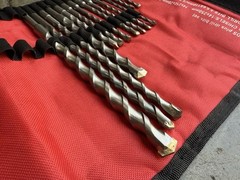 18PC SDS PLUS DRILL BITS GROOVE GOUGE & CHISEL ROTARY HAMMER BIT FIT HILTI BOSCH
