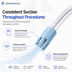 200 Saliva Ejectors Ejector CLEAR BLUE Dental Suction Tips Disposable