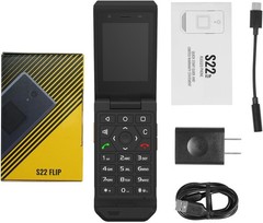 Unifone S22 Rugged Flip Phone Unlocked (16GB) 4G LTE GSM IP68 Water Resistant