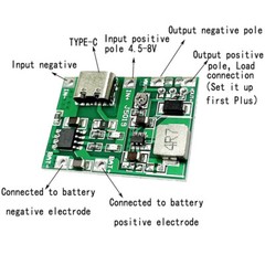 10x 3.7V 9V Micro USB/Type-C 18650 Lithium Battery Charging Board Charger Module