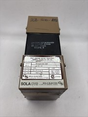 Sola 23-22-112-2 120 VA Input 95-130 190-260V Output 120 V 60 Hz CV Transformer